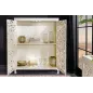 Invicta Komoda wysoka orientalna Marrakech białe mango 110cm / 43866