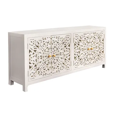 Invicta Komoda orientalna Marrakech białe mango 170 cm / 43852