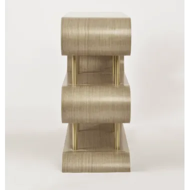 Livin Hill STILIG Konsola szary MDF złote nogi 122cm / ST962