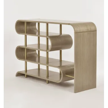 Livin Hill STILIG Konsola szary MDF złote nogi 122cm / ST962
