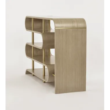 Livin Hill STILIG Konsola szary MDF złote nogi 122cm / ST962