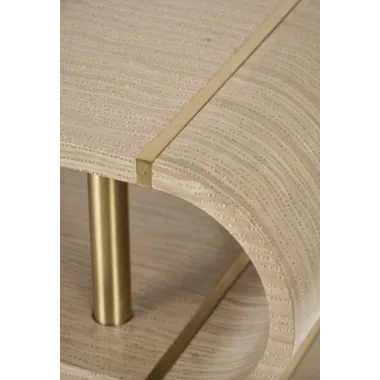 Livin Hill STILIG Konsola szary MDF złote nogi 122cm / ST962