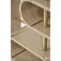 Livin Hill STILIG Konsola szary MDF złote nogi 122cm / ST962