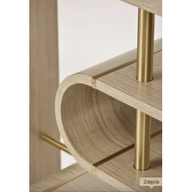 Livin Hill STILIG Konsola szary MDF złote nogi 122cm / ST962