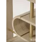 Livin Hill STILIG Konsola szary MDF złote nogi 122cm / ST962