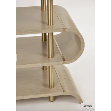 Livin Hill STILIG Konsola szary MDF złote nogi 122cm / ST962