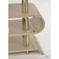 Livin Hill STILIG Konsola szary MDF złote nogi 122cm / ST962
