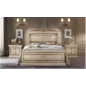 LEONARDO Włoskie łóżko King Size z ozdobnikami 180/200 x 200cm / Arredoclassic LEONARDO Włoskie łóżko King Size z ozdobnikami 180/200 x 200cm / Arredoclassic