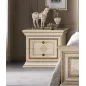LEONARDO Włoskie łóżko King Size z ozdobnikami 180/200 x 200cm / Arredoclassic LEONARDO Włoskie łóżko King Size z ozdobnikami 180/200 x 200cm / Arredoclassic