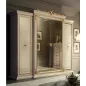 LEONARDO Włoskie łóżko King Size z ozdobnikami 180/200 x 200cm / Arredoclassic LEONARDO Włoskie łóżko King Size z ozdobnikami 180/200 x 200cm / Arredoclassic