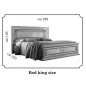 LEONARDO Włoskie łóżko King Size 180/200 x 200cm / Arredoclassic LEONARDO Włoskie łóżko King Size 180/200 x 200cm / Arredoclassic