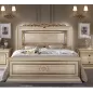 LEONARDO Włoskie łóżko Queen Size z ozdobnikami 160 x 190/200cm / Arredoclassic LEONARDO Włoskie łóżko Queen Size z ozdobnikami 160 x 190/200cm / Arredoclassic