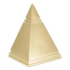 Dekoracja PIRAMIDA gold 11,5 x 11,5 x 15,5cm / 0116280000