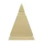 Dekoracja PIRAMIDA gold 11,5 x 11,5 x 15,5cm / 0116280000