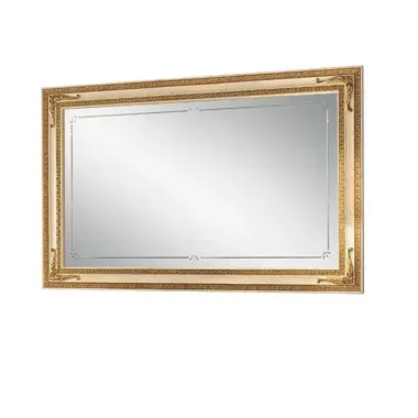 LEONARDO Włoskie lustro z ozdobna ramą 110 x 100 x 3cm / Arredoclassic