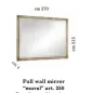 LEONARDO Włoskie lustro z ozdobna ramą 110 x 100 x 3cm / Arredoclassic LEONARDO Włoskie lustro z ozdobna ramą 110 x 100 x 3cm / Arredoclassic