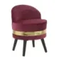 Fotel tapicerowany Mini PARIS Bordeaux Ø 45 x 62cm / 142080000B