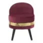 Fotel tapicerowany Mini PARIS Bordeaux Ø 45 x 62cm / 142080000B