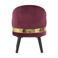 Fotel tapicerowany Mini PARIS Bordeaux Ø 45 x 62cm / 142080000B