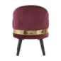Fotel tapicerowany Mini PARIS Bordeaux Ø 45 x 62cm / 142080000B