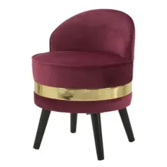 Fotel tapicerowany Mini PARIS Bordeaux Ø 45 x 62cm / 142080000B