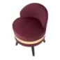 Fotel tapicerowany Mini PARIS Bordeaux Ø 45 x 62cm / 142080000B