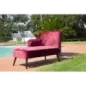 Szezlong tapicerowany PARIS Bordeaux 132 x 62 x 90cm / 1420780000