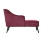 Szezlong tapicerowany PARIS Bordeaux 132 x 62 x 90cm / 1420780000