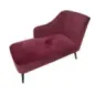 Szezlong tapicerowany PARIS Bordeaux 132 x 62 x 90cm / 1420780000
