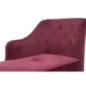 Szezlong tapicerowany PARIS Bordeaux 132 x 62 x 90cm / 1420780000