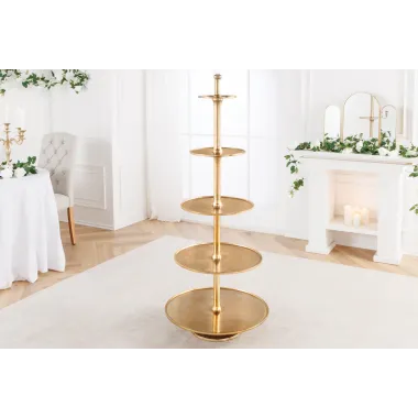 Invicta Etażerka ABSTRACT kolor złota 5 poziomów 150cm / 43500