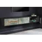 Invicta MOUNTAIN SOUL Szafka RTV wisząca imitacja marmuru 160cm / 43482 Invicta MOUNTAIN SOUL Szafka RTV wisząca imitacja marmuru 160cm / 43482