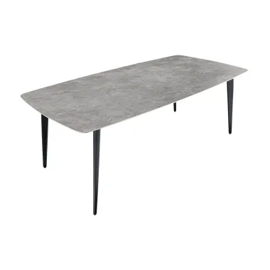 Invicta Stół ceramiczny MILANO optyka szarego marmuru 160cm / 44767