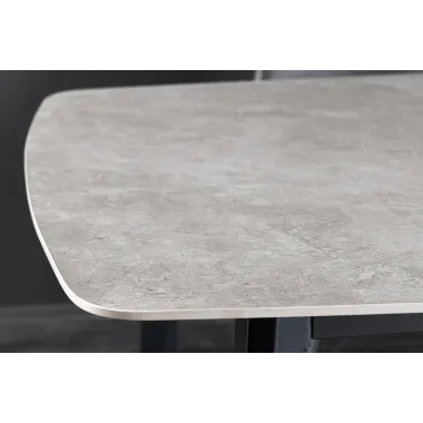 Invicta Stół ceramiczny MILANO optyka szarego marmuru 160cm / 44767