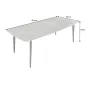 Invicta Stół ceramiczny MILANO optyka szarego marmuru 160cm / 44767