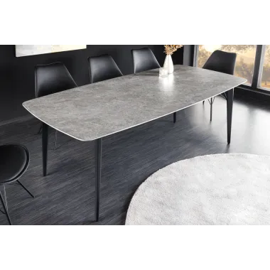Invicta Stół ceramiczny MILANO optyka szarego marmuru 180cm / 44767