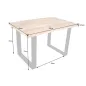 Invicta Stół do jadalni IRON CRAFT Mango 120cm / 39875