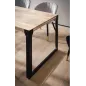 Wohnling Stół do jadalni Industrial akacja 120 x 60 x 76cm / WL7.046