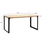 Wohnling Stół do jadalni Industrial akacja 160 x 80 x 76 cm / WL7.048