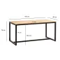Wohnling Stół do jadalni Industrial akacja 160 x 80 x 76 cm / WL7.060