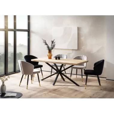 Wohnling Stół do jadalni GALAXIE mango 180 x 90 x 76 cm / WL7.045