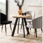 Wohnling Stół do jadalni IRON CRAFT naturalne mango Ø 80cm / WL7.055