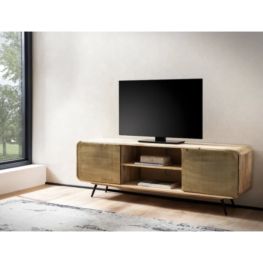 Wohnling Szafka RTV RETRO mango 160cm / WL7.232 Wohnling Szafka RTV RETRO mango 160cm / WL7.232