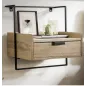 Wohnling Szafka nocna FUTURE wisząca naturalne mango 44 x 45 x 35cm / WL7.160