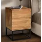 Wohnling Szafka nocna IRON CRAFT naturalne mango 40 x 38 x 60cm / WL6.850 Wohnling Szafka nocna IRON CRAFT naturalne mango 40 x 38 x 60cm / WL6.850