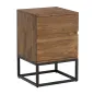 Wohnling Szafka nocna IRON CRAFT naturalne mango 40 x 38 x 60cm / WL6.850 Wohnling Szafka nocna IRON CRAFT naturalne mango 40 x 38 x 60cm / WL6.850