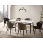 WOHNLING Stół do jadalni PARIS optyka białego marmuru 120x60x76cm / WL6.955