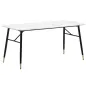 WOHNLING Stół do jadalni PARIS optyka białego marmuru 140x80x76cm / WL6.957 WOHNLING Stół do jadalni PARIS optyka białego marmuru 140x80x76cm / WL6.957
