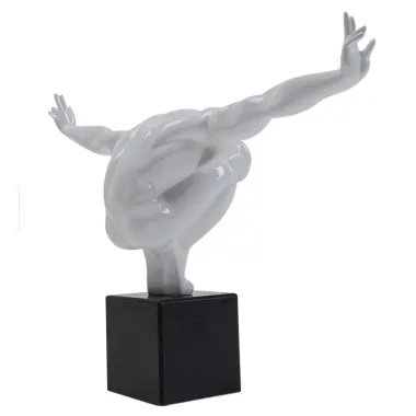 Kare Figurka dekoracyjna Deco Object Athlet White Small 43cm / 30795