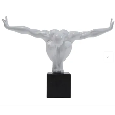 Kare Figurka dekoracyjna Deco Object Athlet White Small 43cm / 30795